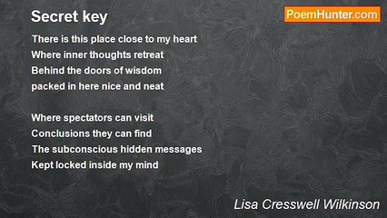 Discover the Hidden Wisdom of Lisa Cresswell Wilkinson's Secret Key 🔑