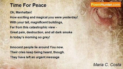 Maria C. Costa - Time For Peace