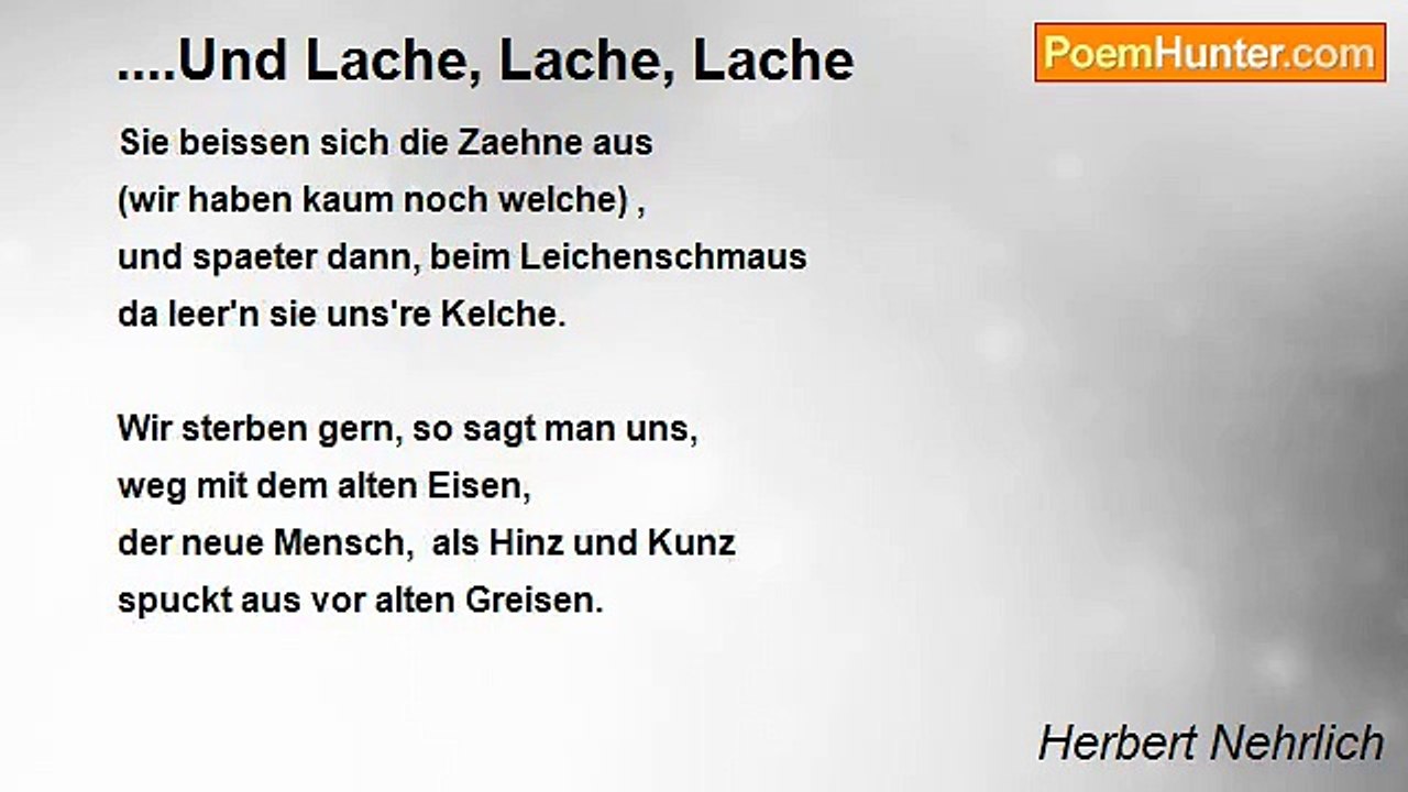 Herbert Nehrlich - ....Und Lache, Lache, Lache