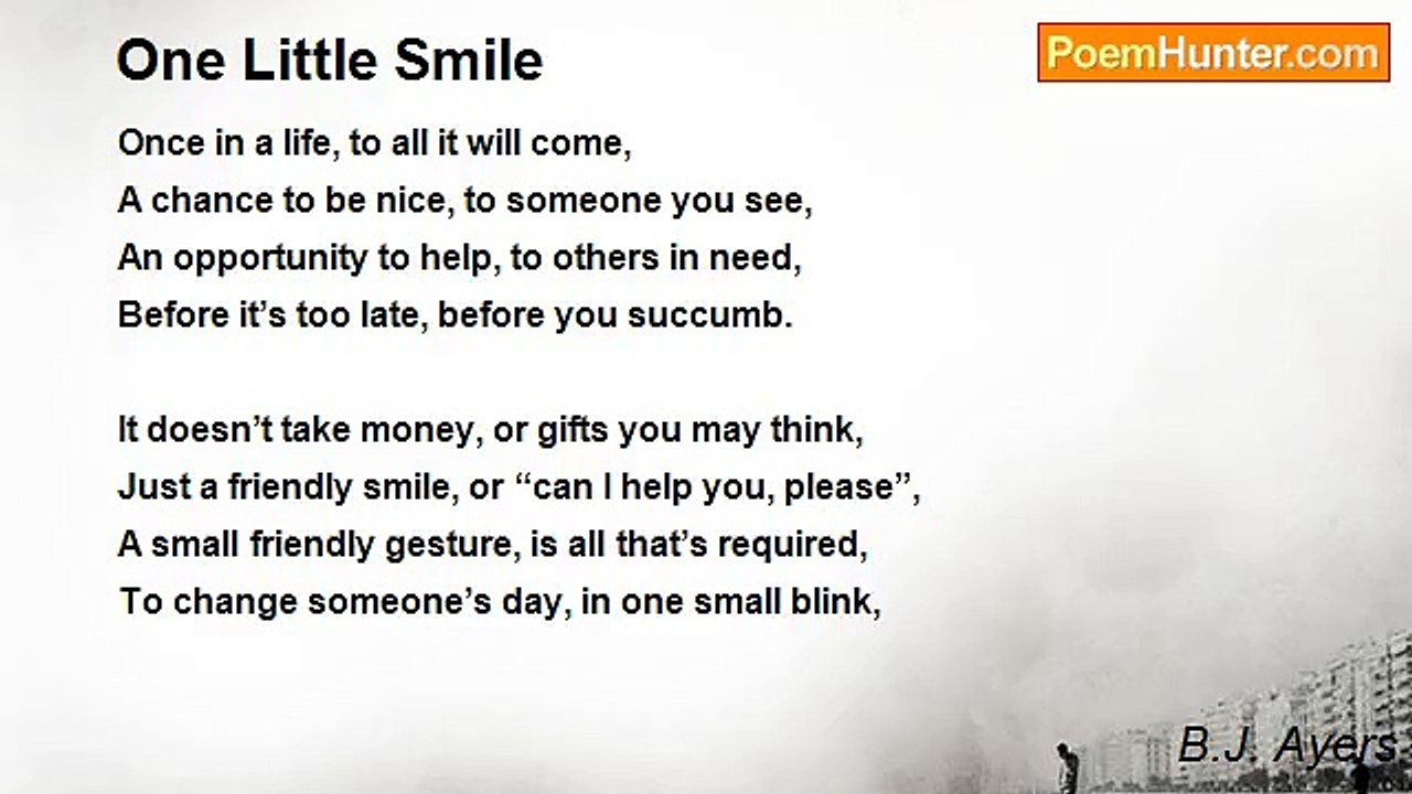 B.J. Ayers - One Little Smile