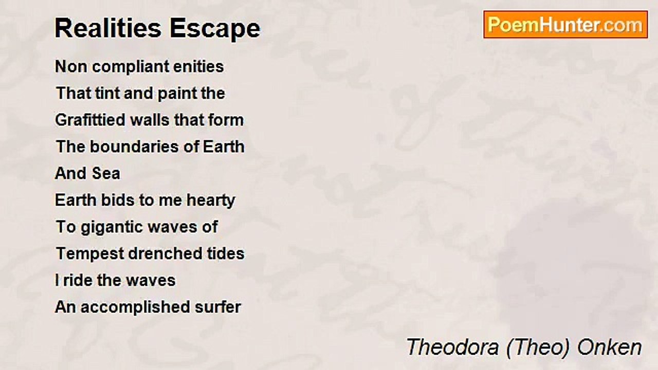 Theodora (Theo) Onken - Realities Escape