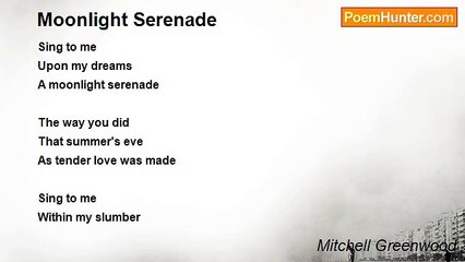 Mitchell Greenwood - Moonlight Serenade