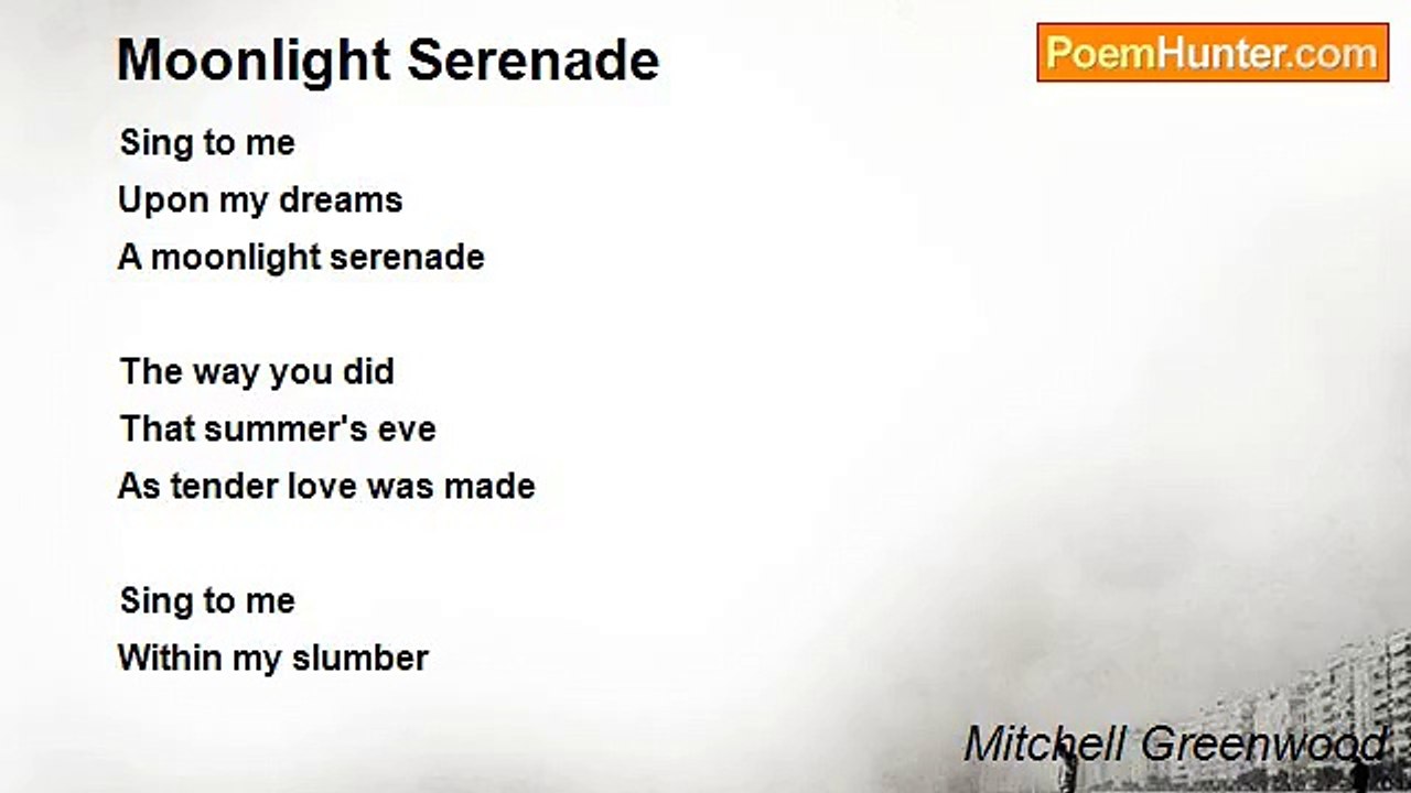 Mitchell Greenwood - Moonlight Serenade