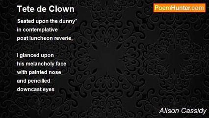 Alison Cassidy - Tete de Clown