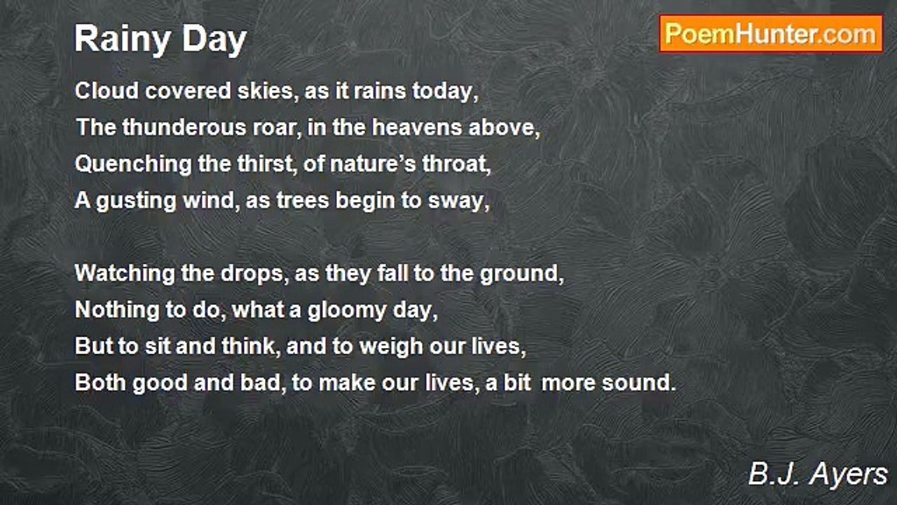 B.J. Ayers - Rainy Day