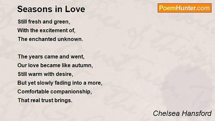 Chelsea Hansford - Seasons in Love