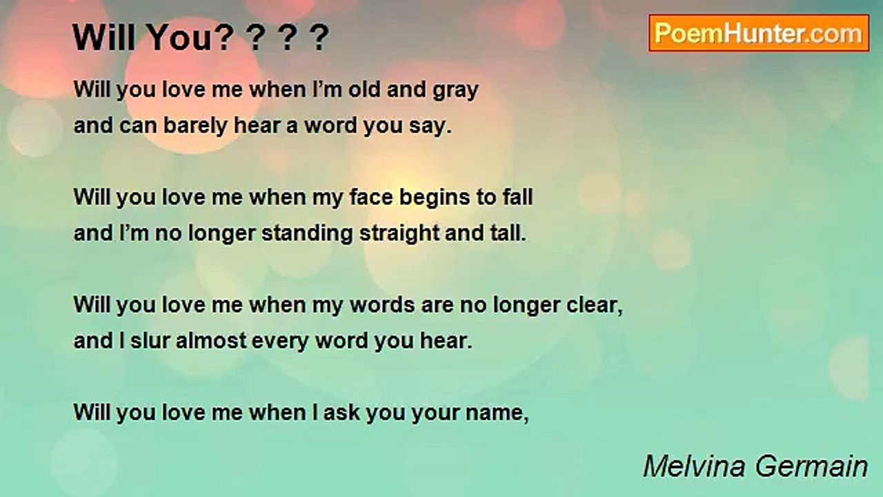 Melvina Germain - Will You? ? ? ?