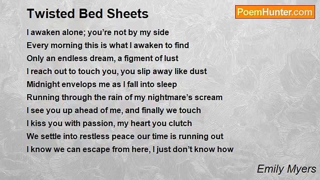Emily Myers - Twisted Bed Sheets