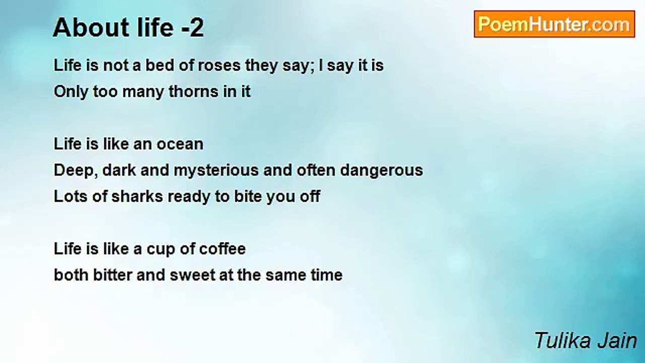 Tulika Jain - About life -2