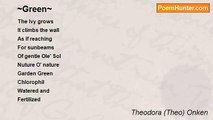 Theodora (Theo) Onken - ~Green~