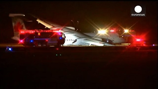 فرود اضطراری یک فروند هواپیمایِ خطوط هوایی ایرکانادا