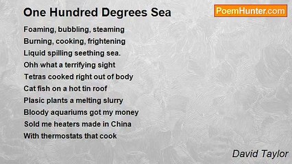 David Taylor - One Hundred Degrees Sea