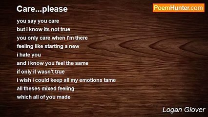 Logan Glover - Care...please