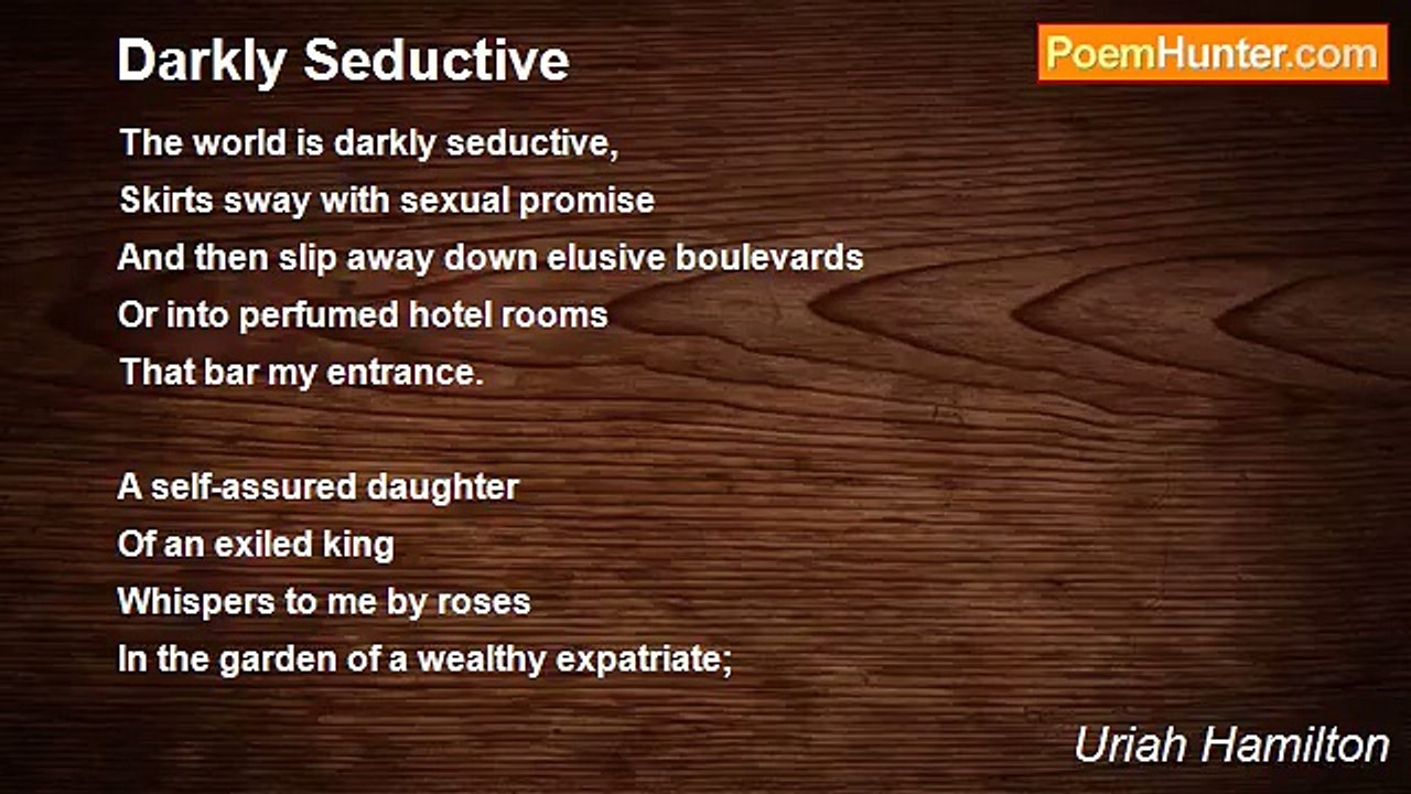 Uriah Hamilton - Darkly Seductive