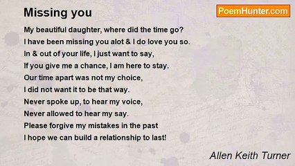 Allen Keith Turner - Missing you