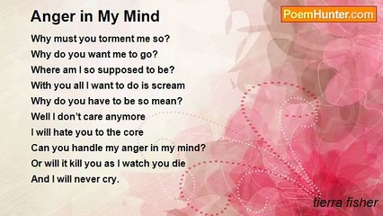tierra fisher - Anger in My Mind