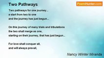 Nancy Winter Miranda - Two Pathways