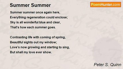 Peter S. Quinn - Summer Summer