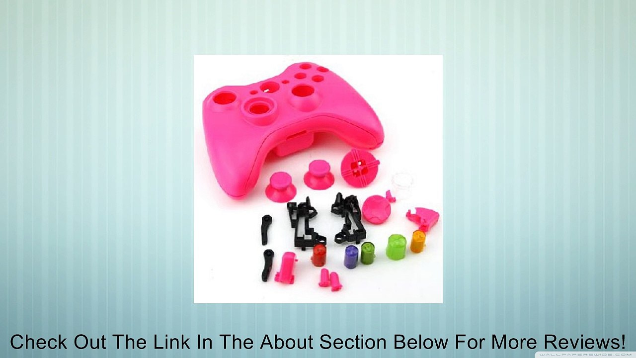 New WIRELESS CONTROLLER REPLACEMENT SHELL PInk color for XBOX 360 Review