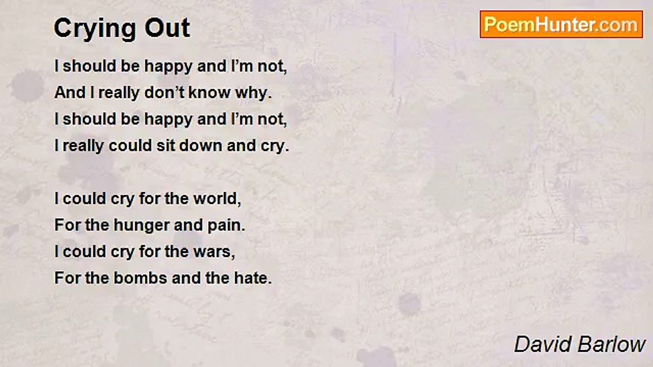 David Barlow - Crying Out