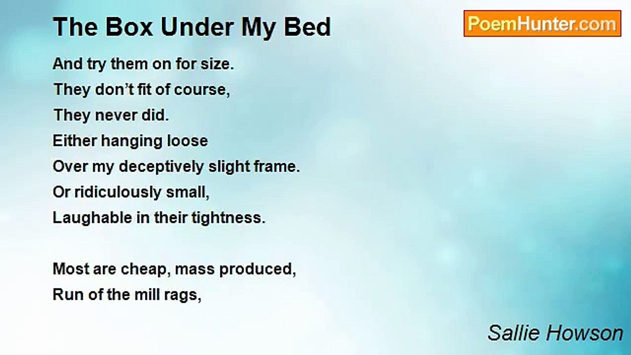 Sallie Howson - The Box Under My Bed