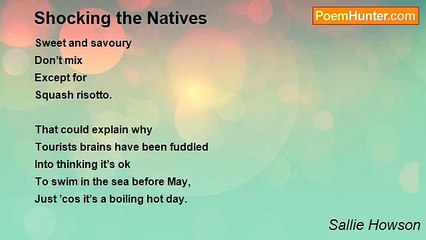 Sallie Howson - Shocking the Natives