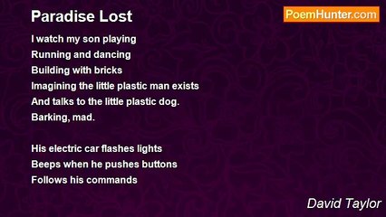 David Taylor - Paradise Lost