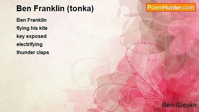 Ben Gieske - Ben Franklin (tonka)