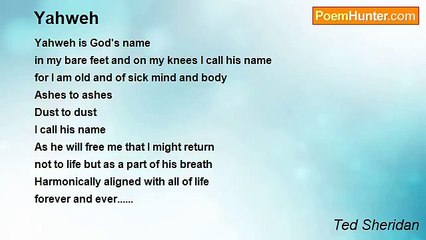 Ted Sheridan - Yahweh