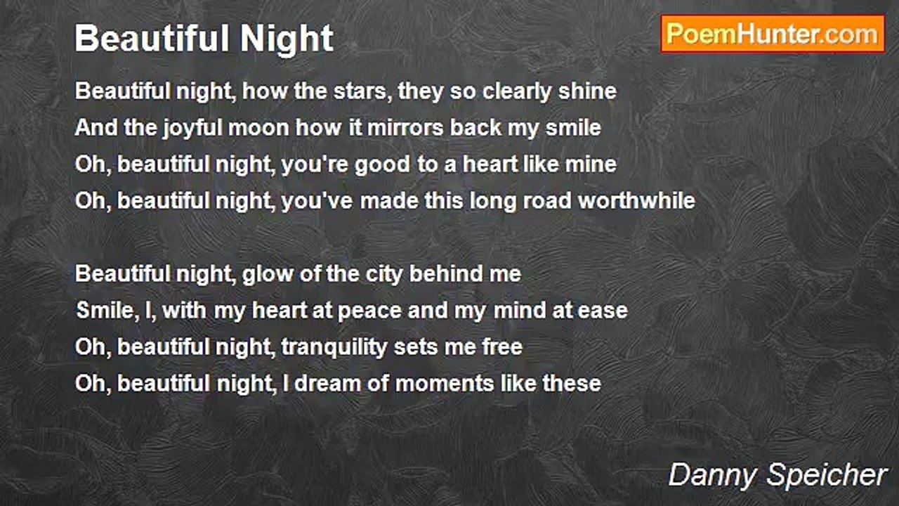 Danny Speicher - Beautiful Night