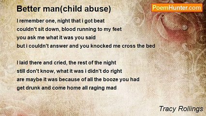 Tracy Rollings - Better man(child abuse)