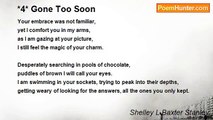 Shelley L Baxter - *4* Gone Too Soon