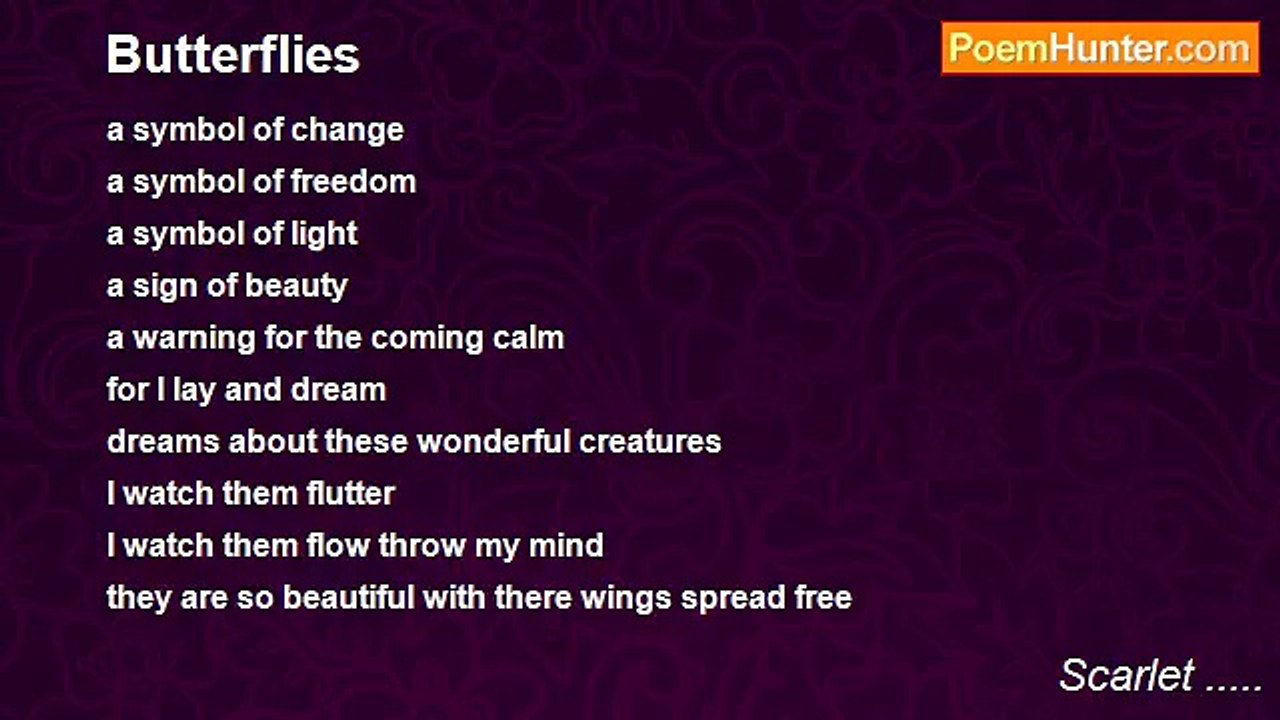 Scarlet ..... - Butterflies