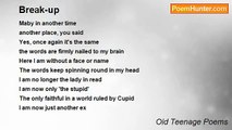 Old Teenage Poems - Break-up