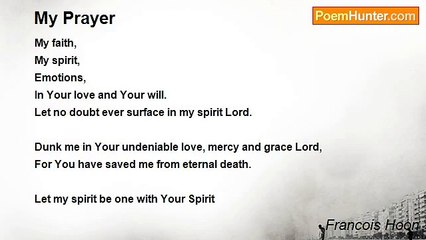 Francois Hoon - My Prayer
