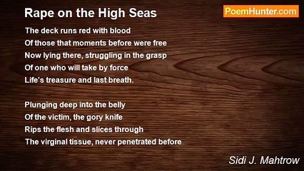 Sidi J. Mahtrow - Rape on the High Seas