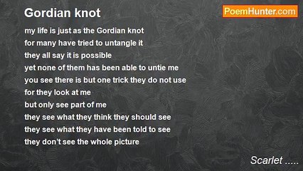 Scarlet ..... - Gordian knot