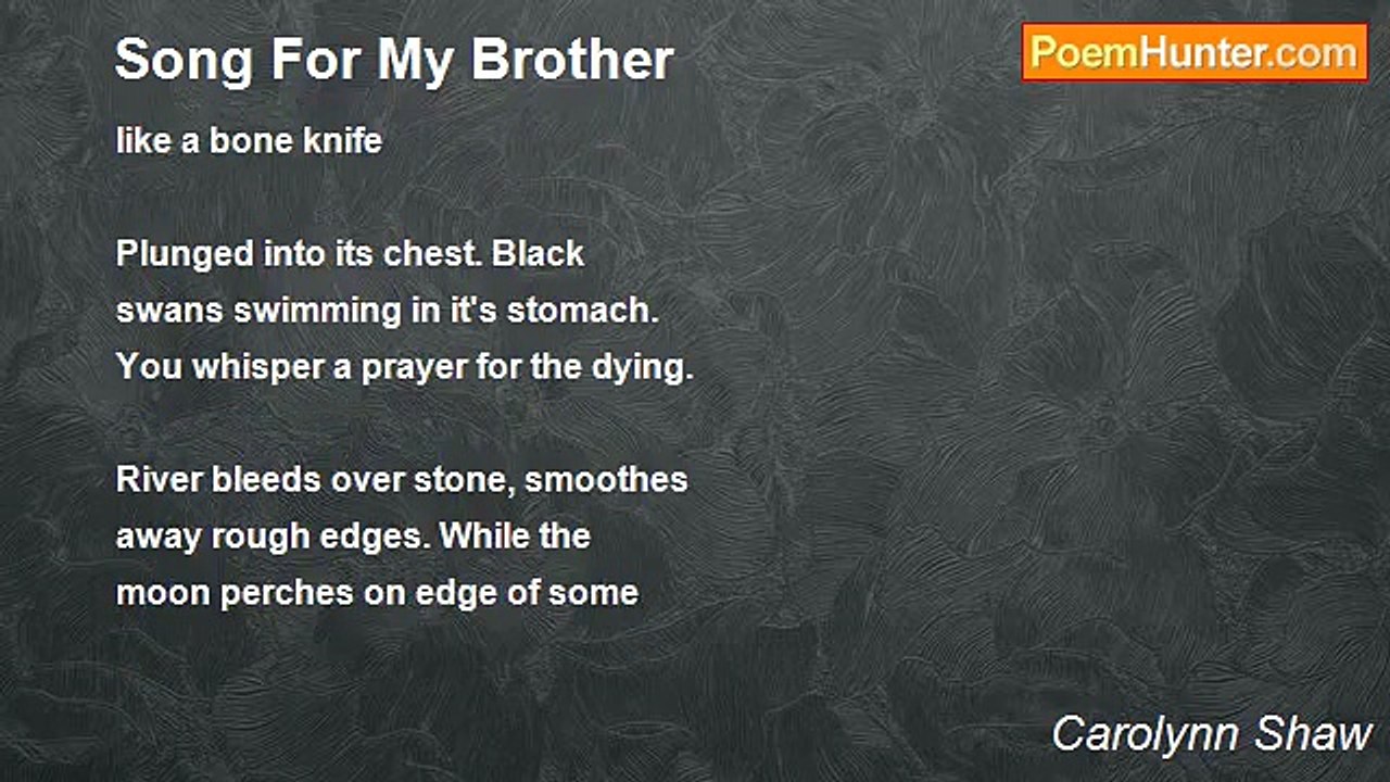 Carolynn Shaw - Song For My Brother