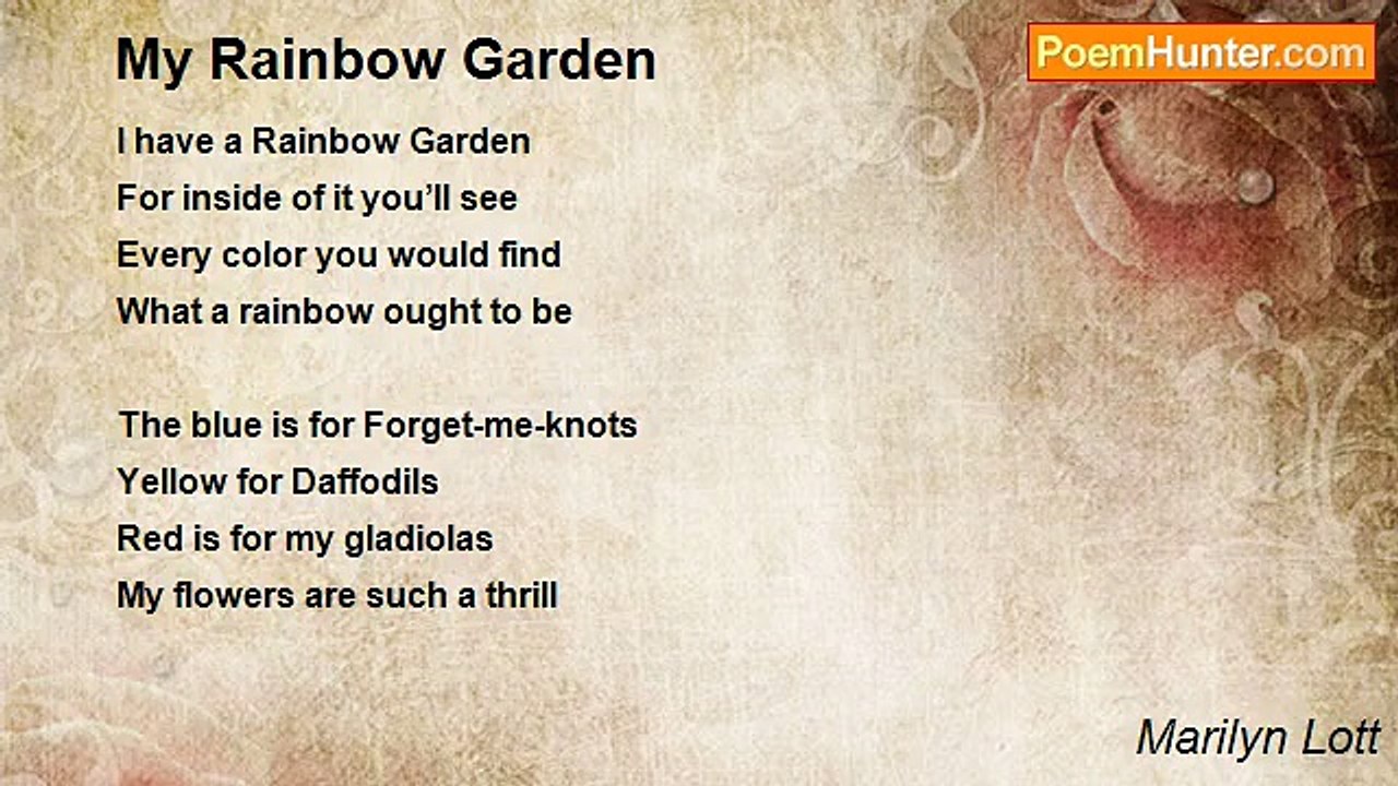Marilyn Lott - My Rainbow Garden