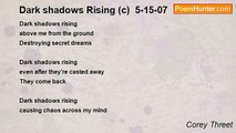 Corey Threet - Dark shadows Rising (c)  5-15-07