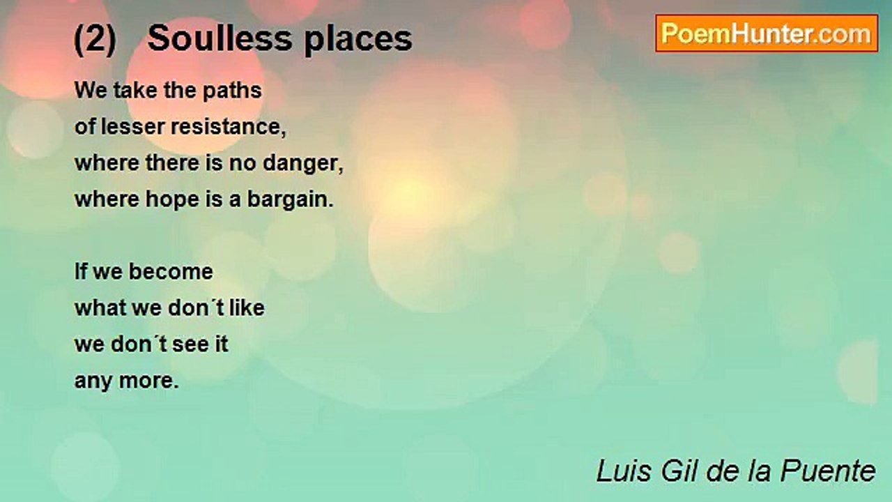 Luis Gil de la Puente - (2)   Soulless places