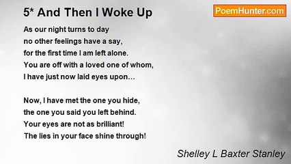 Shelley L Baxter - 5* And Then I Woke Up