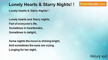 Nikunj xyz - Lonely Hearts & Starry Nights! !
