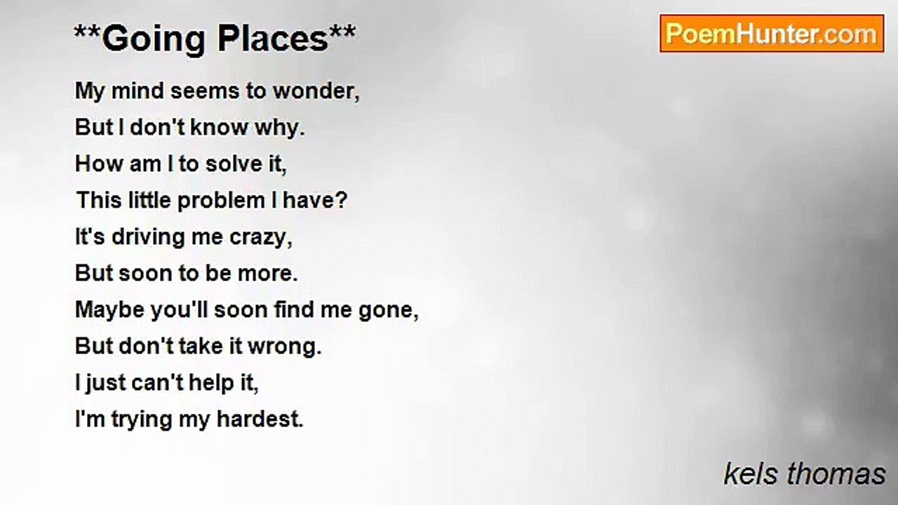 kels thomas - **Going Places**