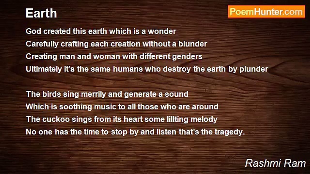 Rashmi Ram - Earth