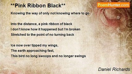 Daniel Richards - **Pink Ribbon Black**