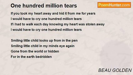 BEAU GOLDEN - One hundred million tears