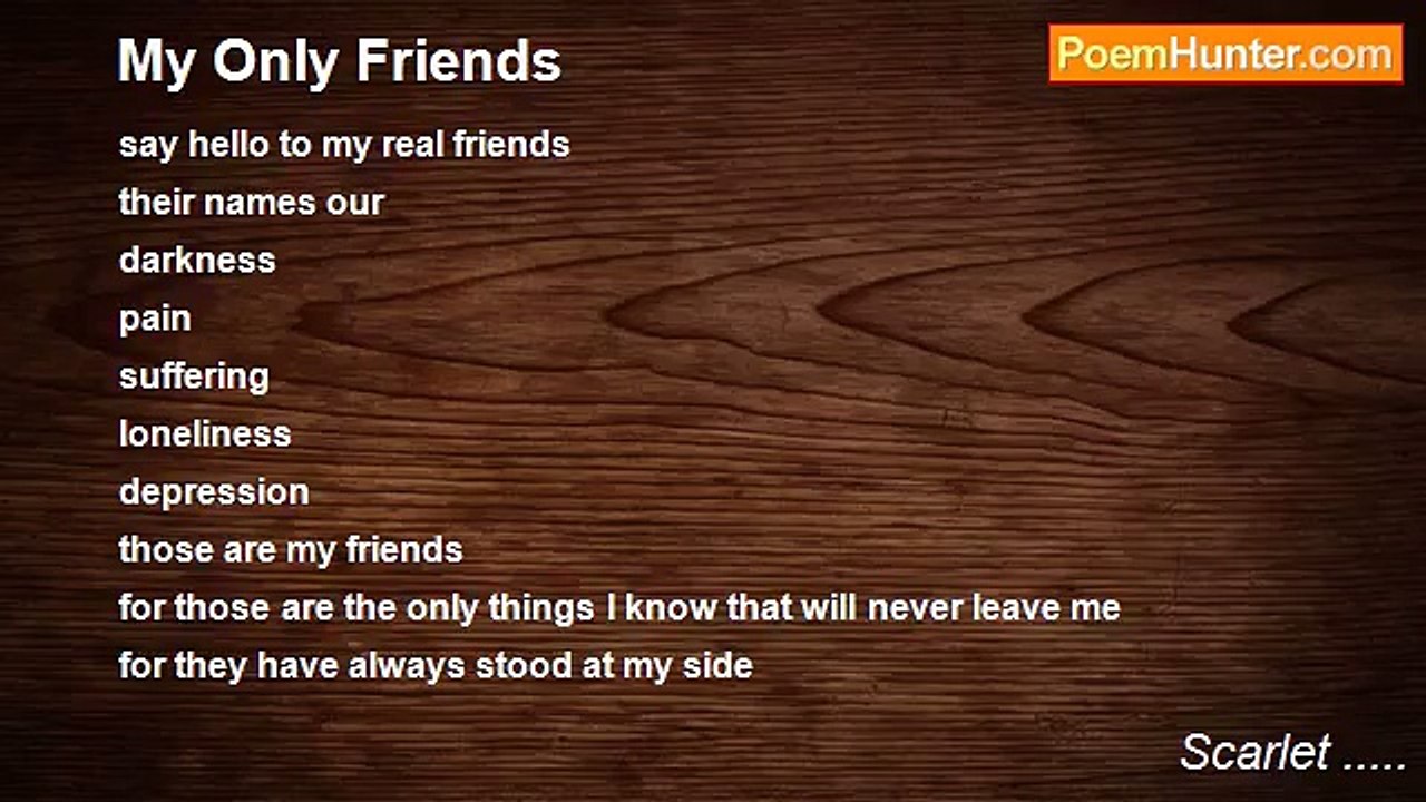 Scarlet ..... - My Only Friends