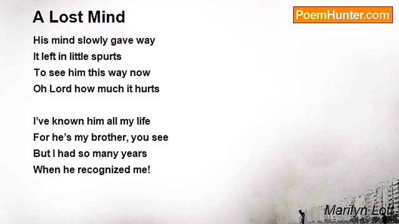 Marilyn Lott - A Lost Mind