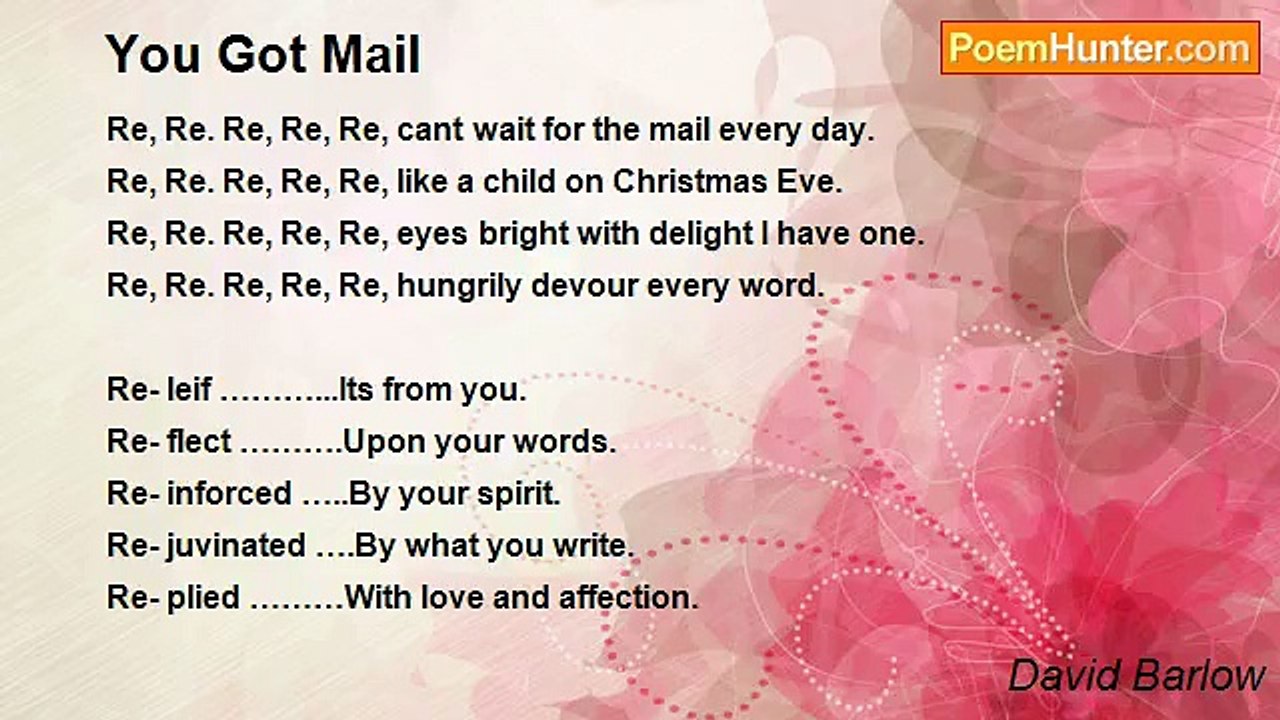 David Barlow - You Got Mail